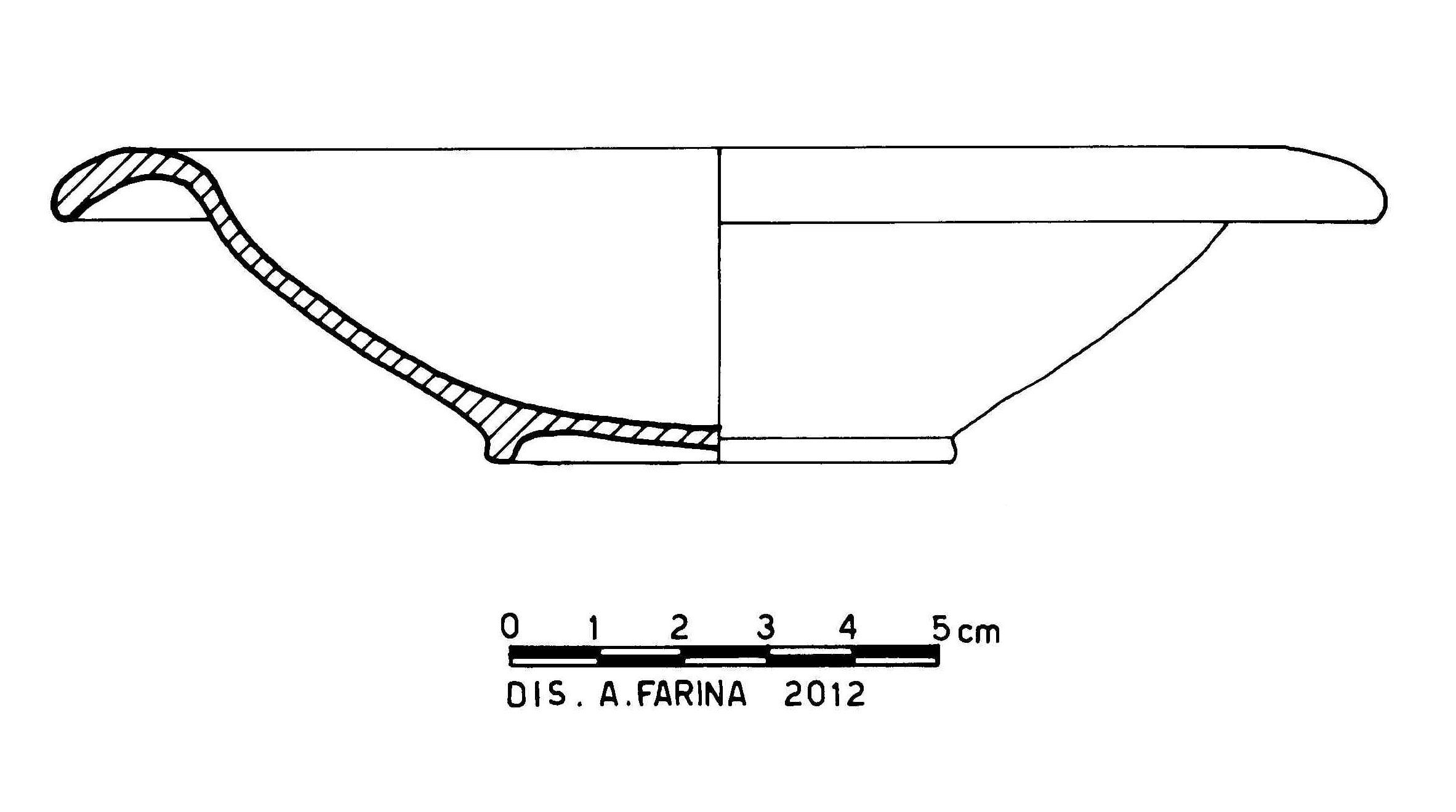 Piatto. atlante xiii, 14, p. 24 lamboglia 4/36b hayes 3c