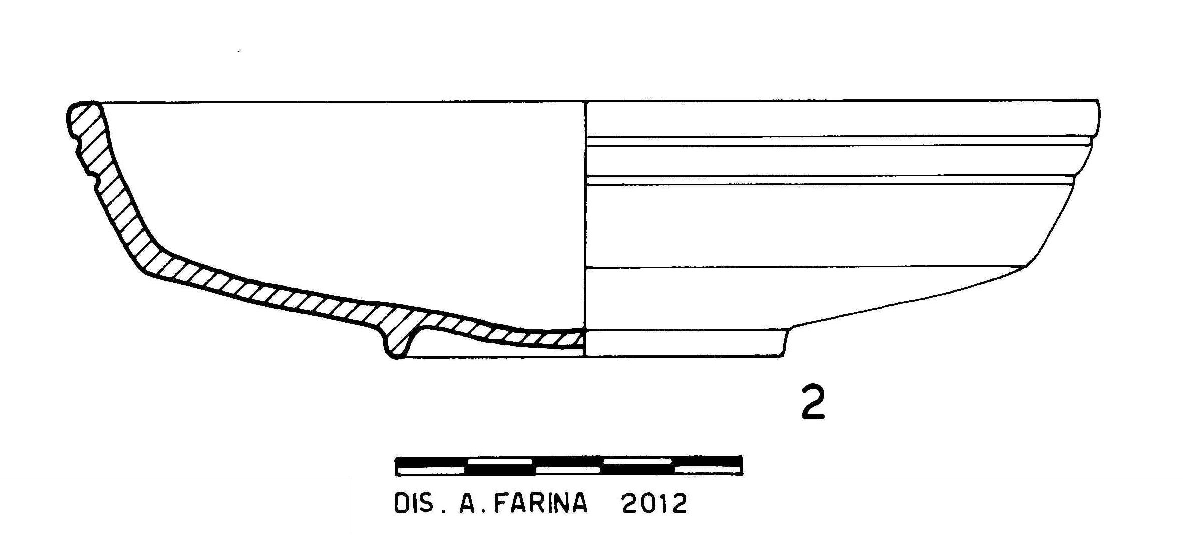 Coppa carenata. atlante xiv, 11, p. 27 lamboglia 2b hayes 9b, nn. 16, 20