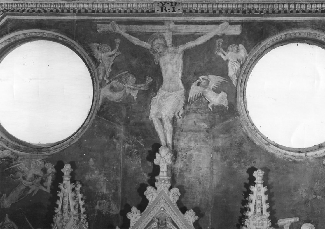 crocifissione di Cristo (dipinto, elemento d'insieme) di Ugolino di Prete Ilario (e aiuti) (sec. XIV)