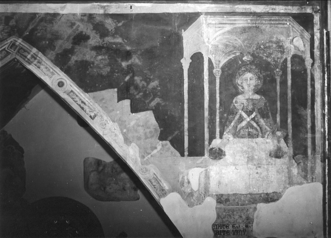 banchetto della Sapienza (dipinto, elemento d'insieme) di Ugolino di Prete Ilario (e aiuti) (sec. XIV)