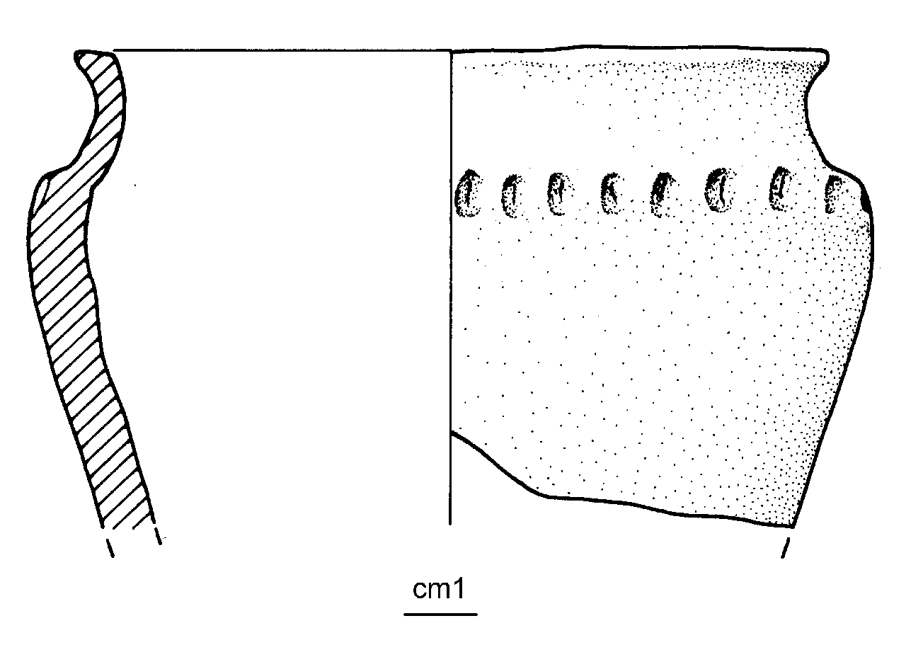 piccolo vaso situliforme - cultura ligure dell'età del Ferro (media età del Ferro)