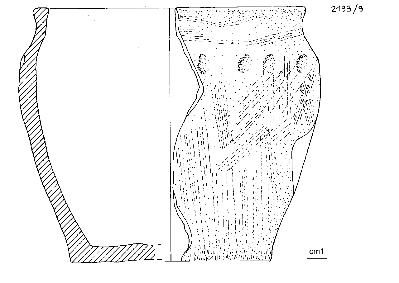 vaso situliforme - cultura ligure dell'età del Ferro (media età del Ferro)