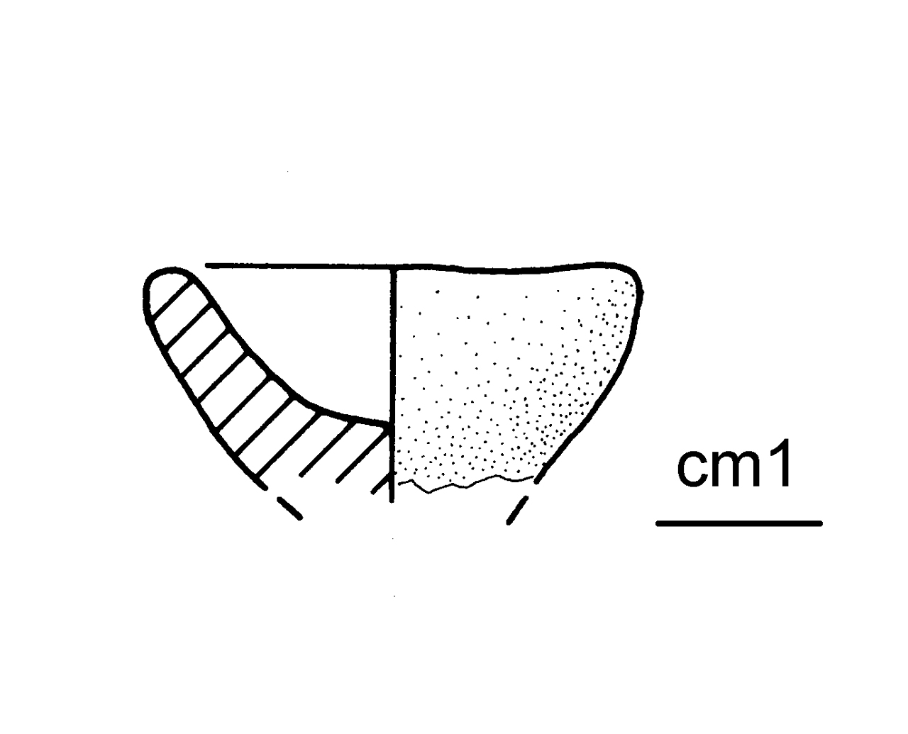 scodella miniaturizzata - cultura ligure dell'età del Ferro (media età del Ferro)