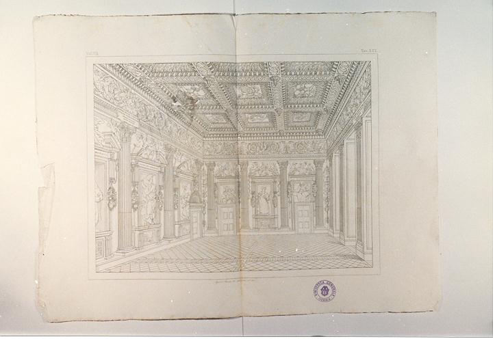 VEDUTA DELLA CAPPELLA DI NICCOLO' V (stampa smarginata, serie) di Penna Agostino (sec. XIX)