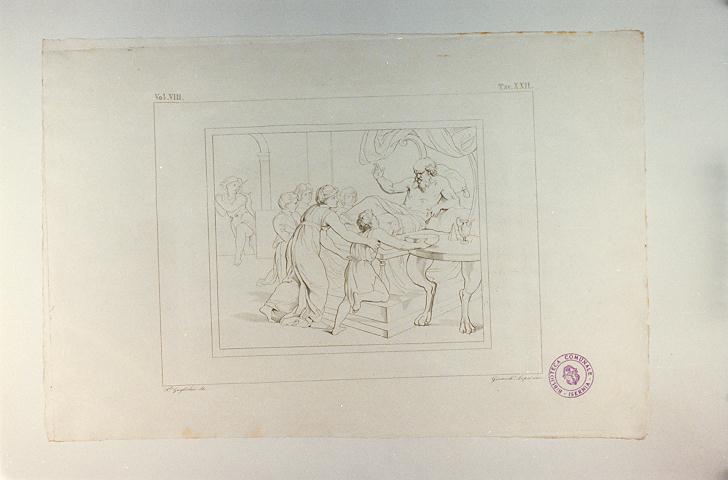 ISACCO BENEDICE GIACOBBE (stampa tagliata, serie) di Sanzio Raffaello, Lepri Gioacchino, Guglielmi Paolo (sec. XIX)