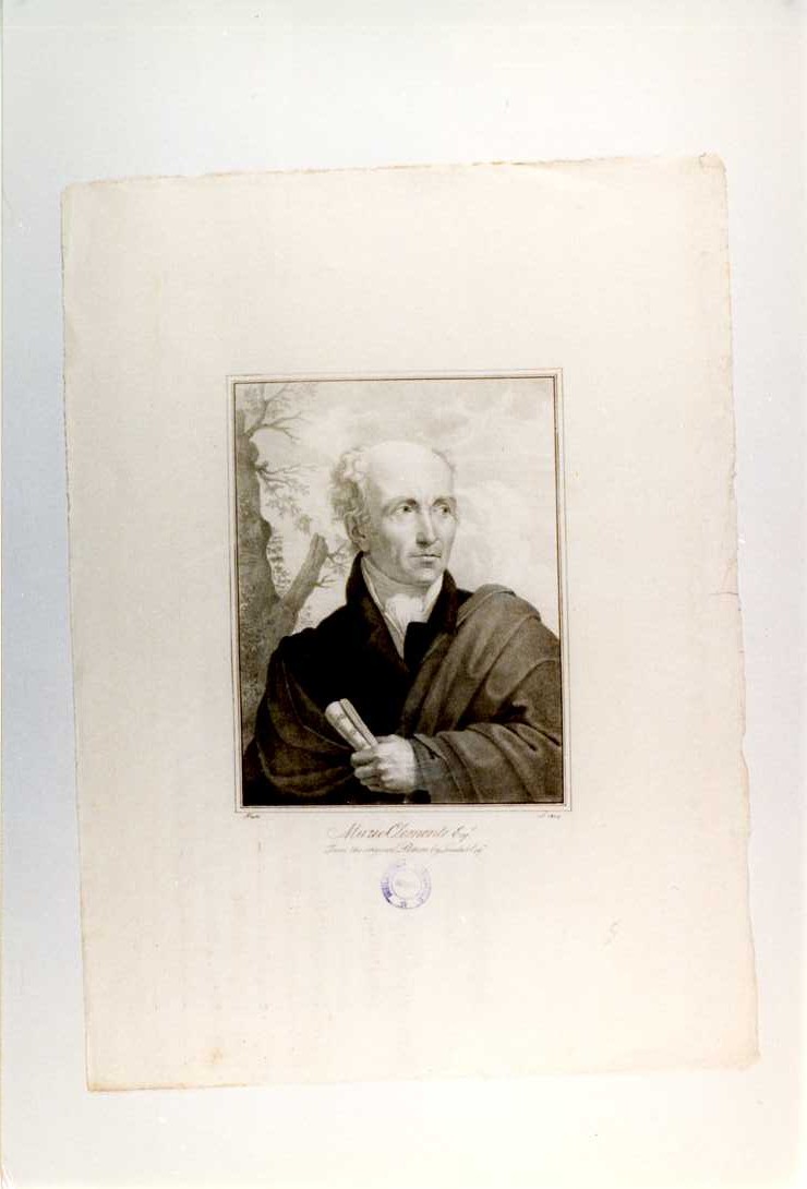 M. CLEMENTI (stampa tagliata, serie) di Lonsdale James, Haster (sec. XIX)