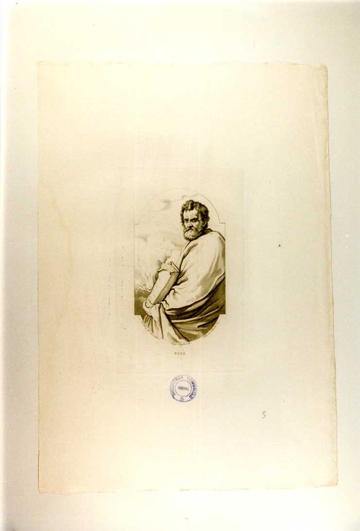 PROFETA ELIA (stampa, serie) di Giordano Luca, Pisante Francesco, Angelini Luigi (sec. XIX)