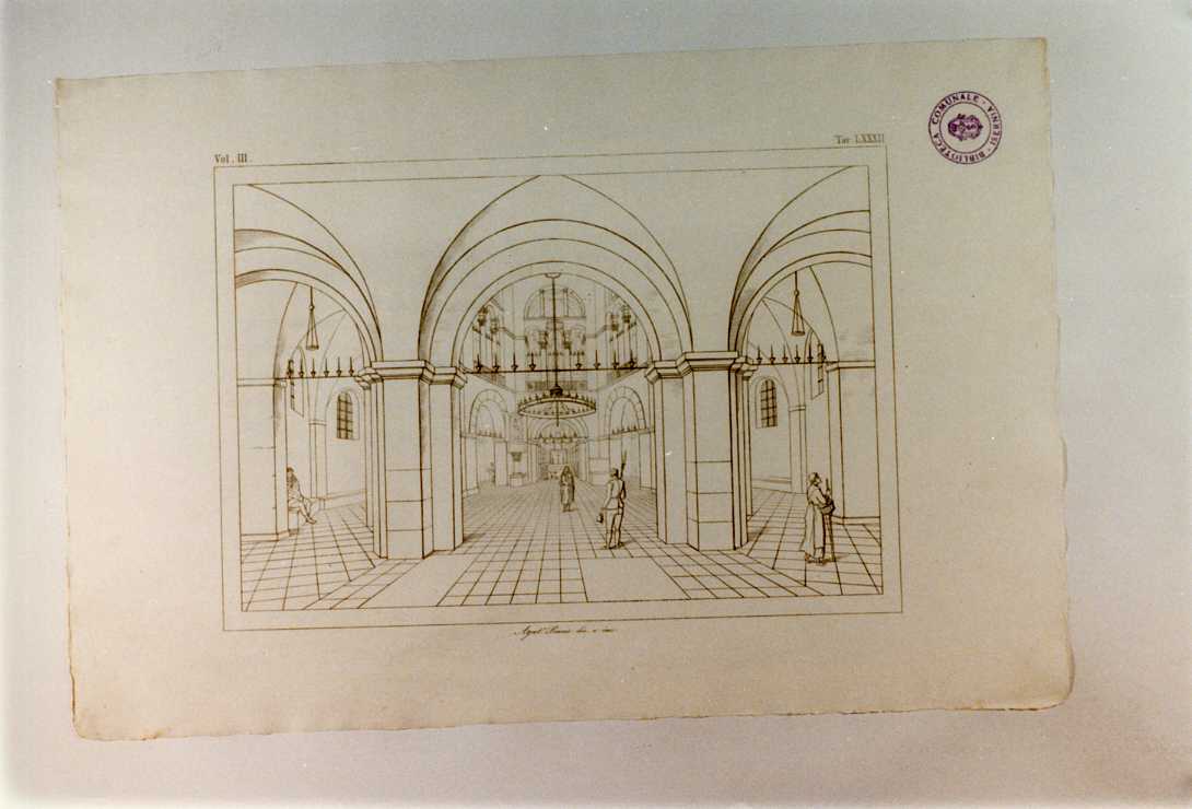 PITTURA D'ARCHITETTURA DI ANTE D'ARMADIO (stampa, serie) di Penna Agostino (sec. XIX)