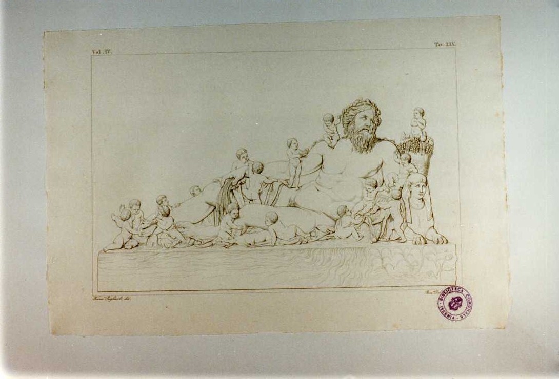 NILO (stampa smarginata, serie) di Del Vecchio Beniamino, Pagliuolo Francesco (sec. XIX)