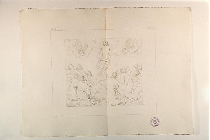 L'ASCENZIONE (stampa, serie) di Sanzio Raffaello, Vitta Giuseppe, Trinelli Ignazio (sec. XIX)