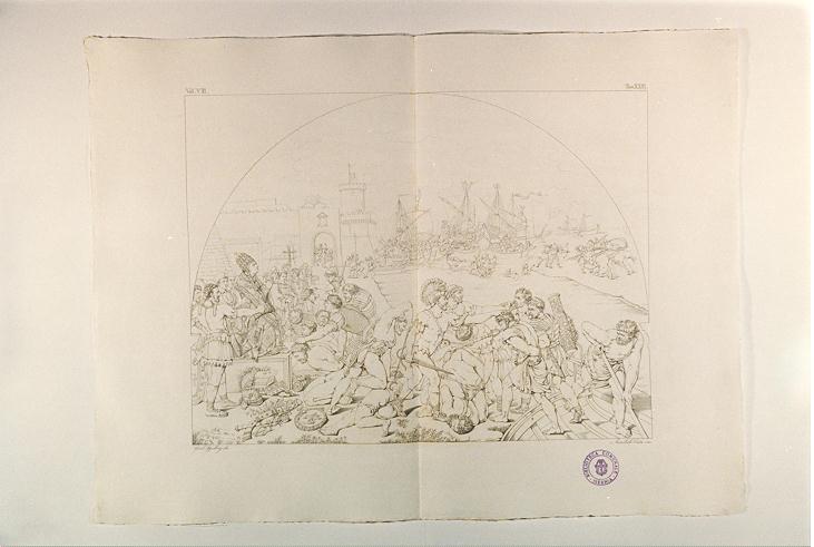 VITTORIA DI LEONE IV (stampa, serie) di Sanzio Raffaello, Costa Annibale, Apolloni Girolamo (sec. XIX)