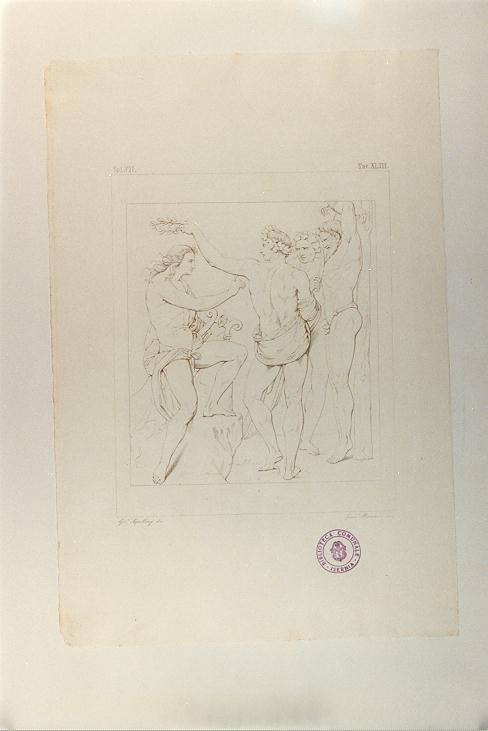 MARSIA SCORTICATO VIVO DA APOLLO (stampa, serie) di Sanzio Raffaello, Marcucci Giuseppe, Apolloni Girolamo (sec. XIX)