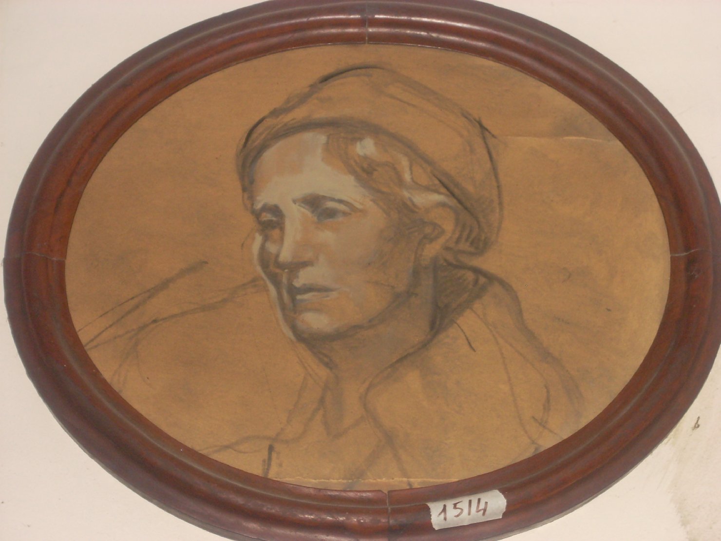 Ritratto di una Graziosi, ritratto di donna (disegno) di Ciamarra Elena (sec. XX)