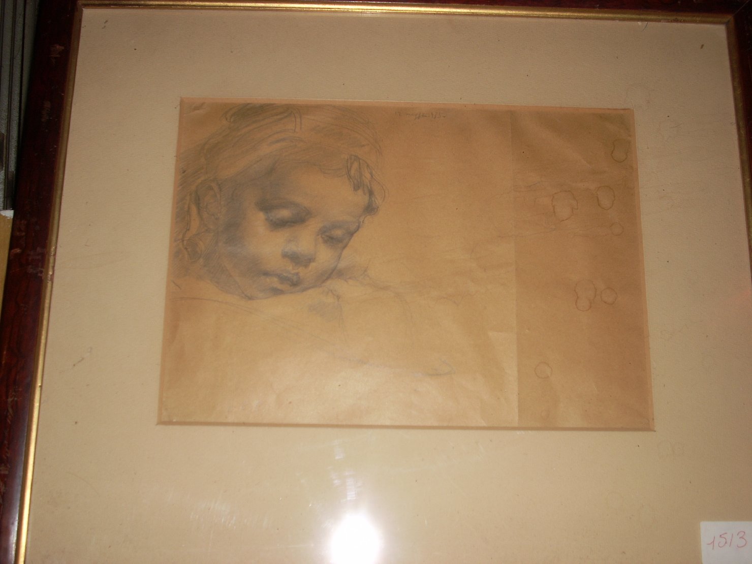 Ritratto di Leonardo bambino, ritratto di bambino (disegno) di Ciamarra Elena (sec. XX)