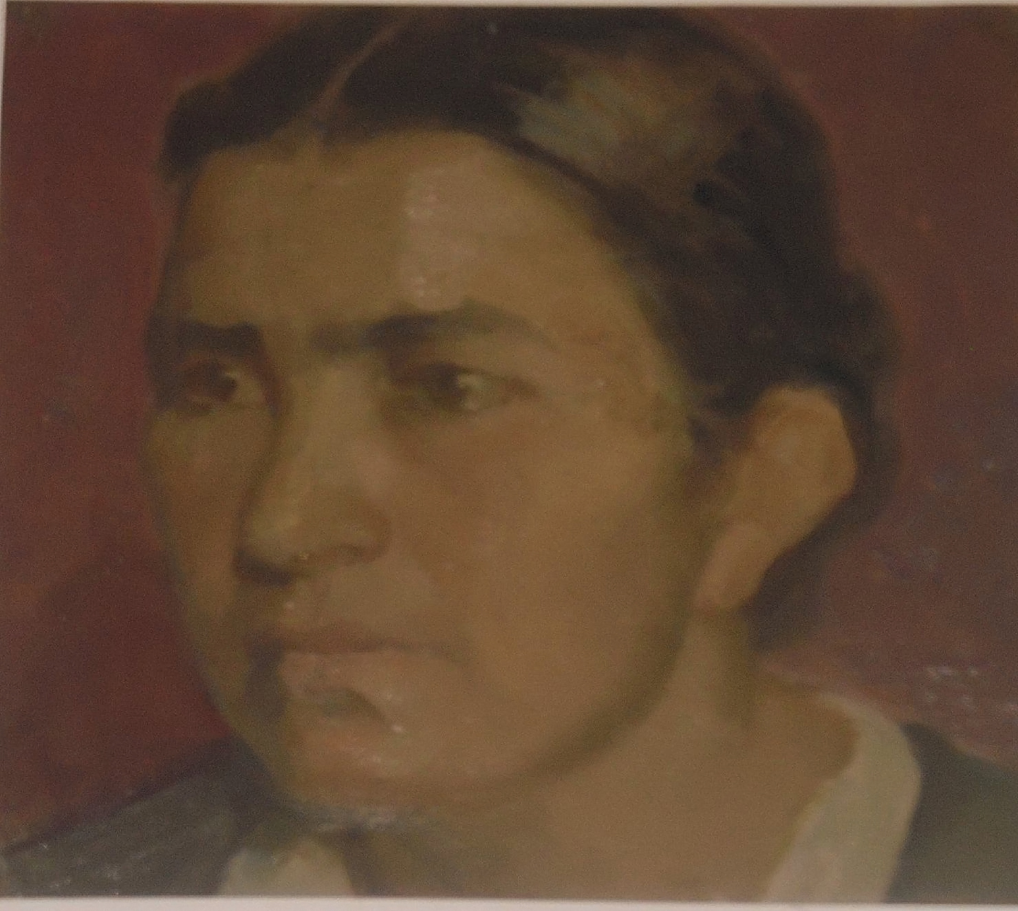 Ritratto di Assunta, ritratto di donna (dipinto) di Ciamarra Elena (sec. XX)