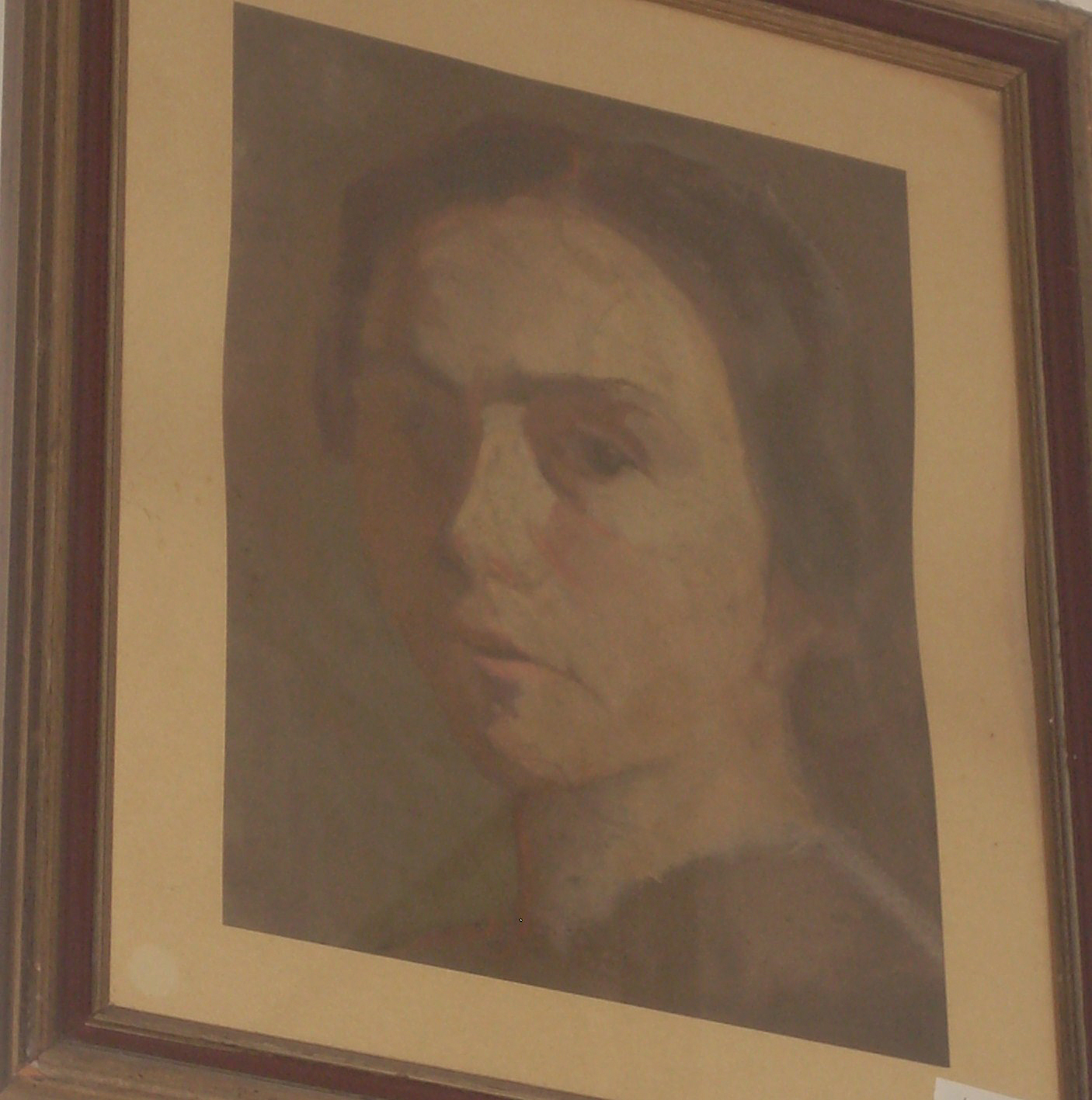 Autoritratto 2, ritratto di donna (dipinto) di Ciamarra Elena (sec. XX)