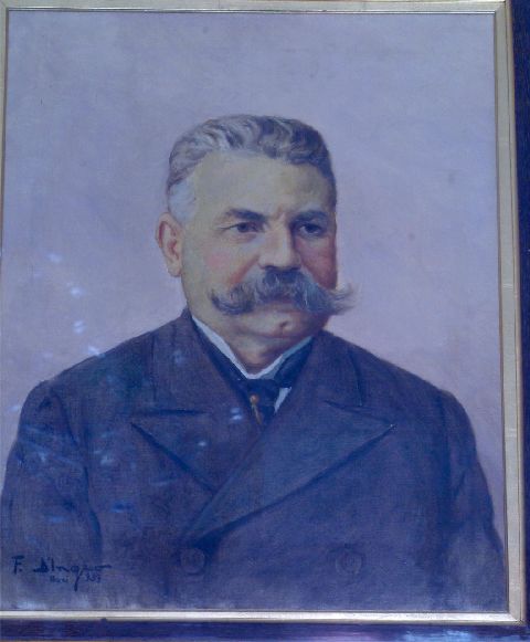 Prof. Sabino Fiorese sindaco 1912-1913, Ritratto di Sabino Fiorese, sindaco di Bari (dipinto) di D'Ingeo Franco (sec. XX)