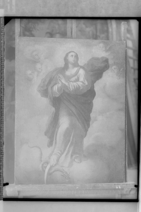 BARI - Chiesa del Sacro Cuore - Proprietà Mons. Don Sebino (?) - Dipinto su tela (negativo) di Soprintendenza (XX)