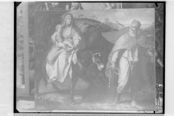 MOLFETTA (BA) - Chiesa di S.Bernardino - Dipinto su tela (negativo) di Francesco Cozza, Soprintendenza (XX)