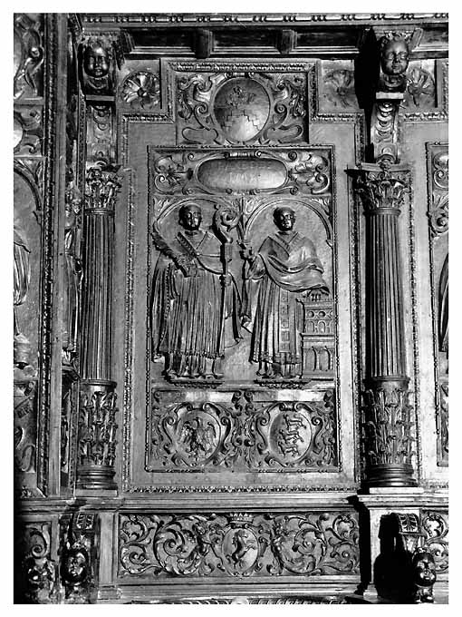 Santi Penedeo e Ansgario (rilievo) - ambito napoletano (prima metà sec. XVII)
