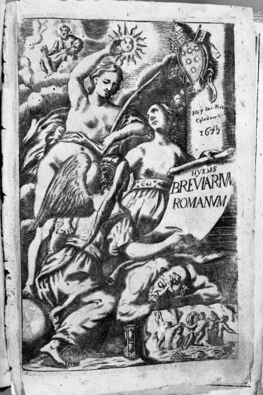 Scena allegorica (stampa) - ambito italiano (sec. XVII)