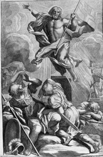 resurrezione di Cristo (stampa) di Costa Agostino (attribuito) (sec. XIX)