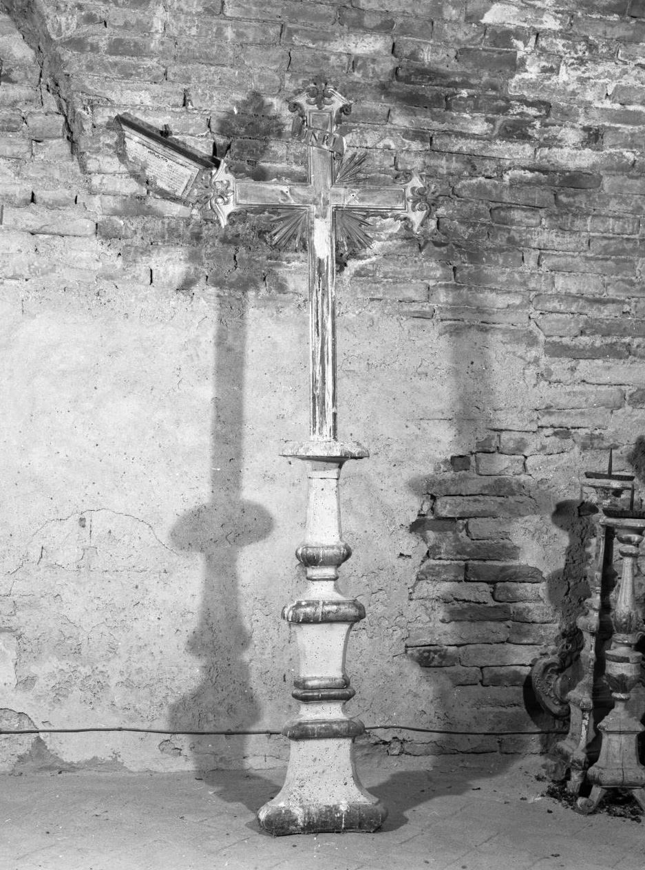 croce d'altare - bottega toscana (fine/ inizio secc. XVIII/ XIX)