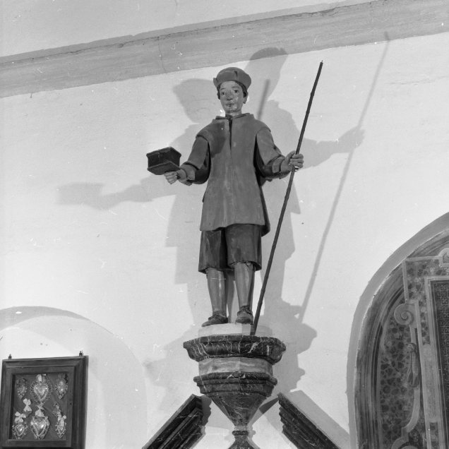 Pastore Toto, figura maschile (scultura) - bottega toscana (sec. XVII)