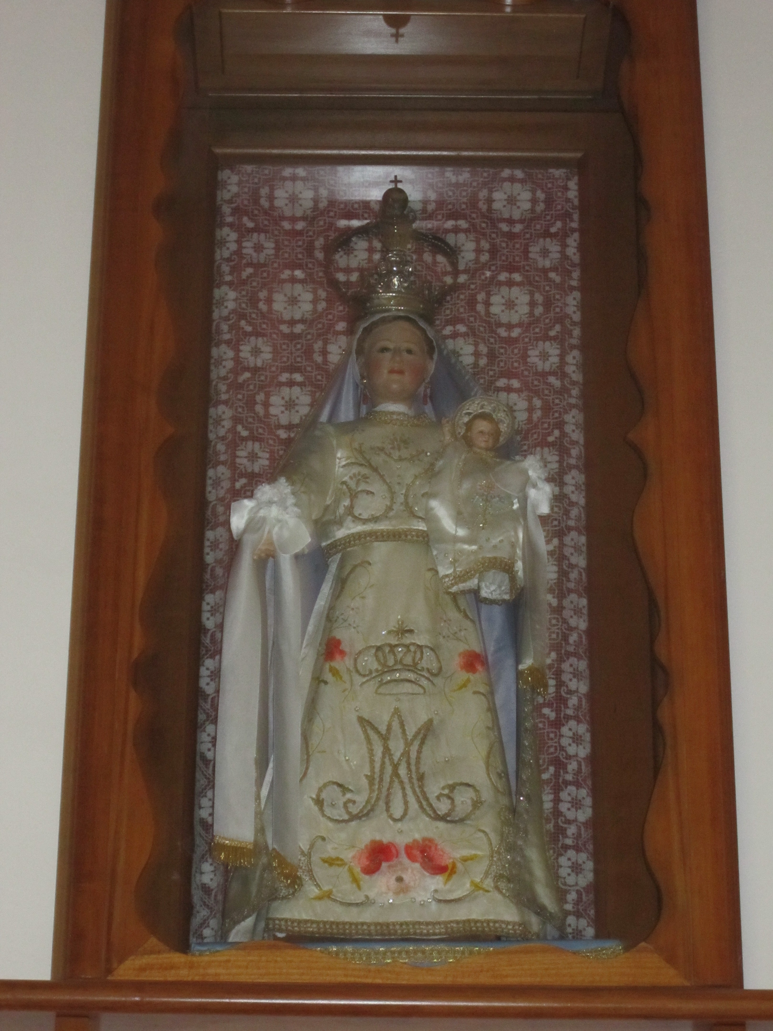 Nostra signora di paulis, madonna con bambino (statua)