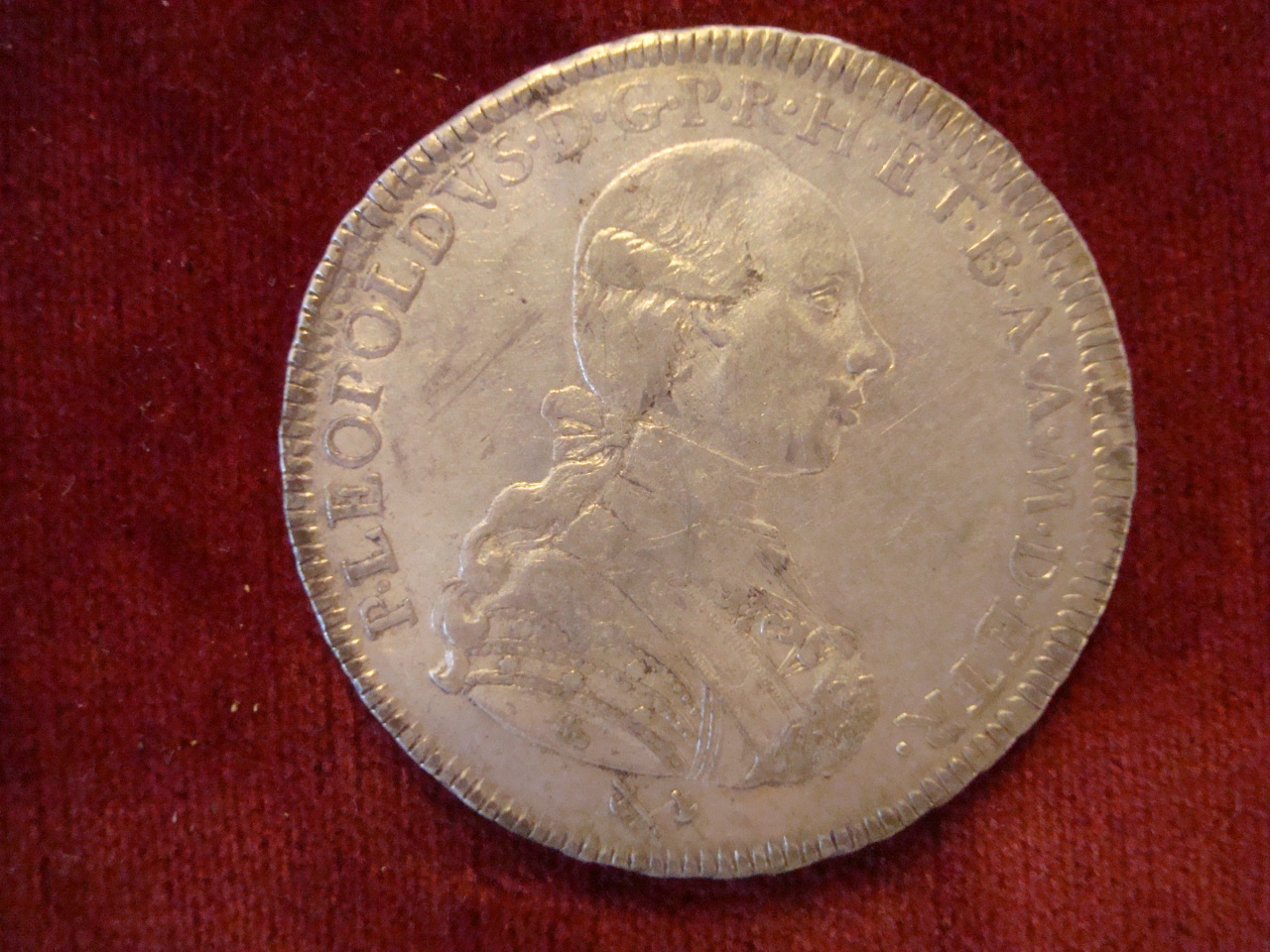 moneta - francescone da 10 paoli di Siries Luigi (XVIII)