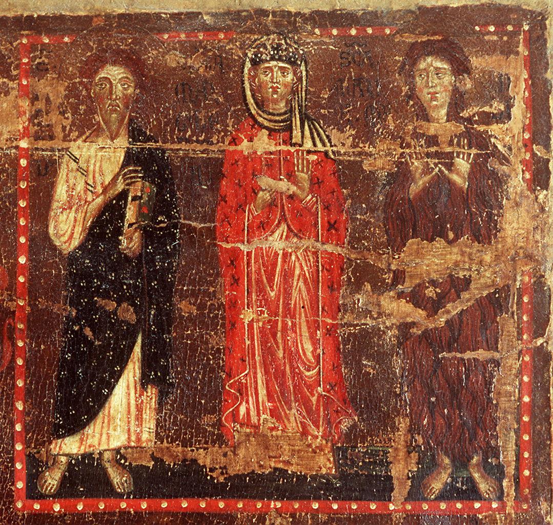 San Giacomo il Minore, Santa Margherita d'Antiochia e Santa Maria Maddalena (dipinto) di Maestro della Maddalena (sec. XIII)