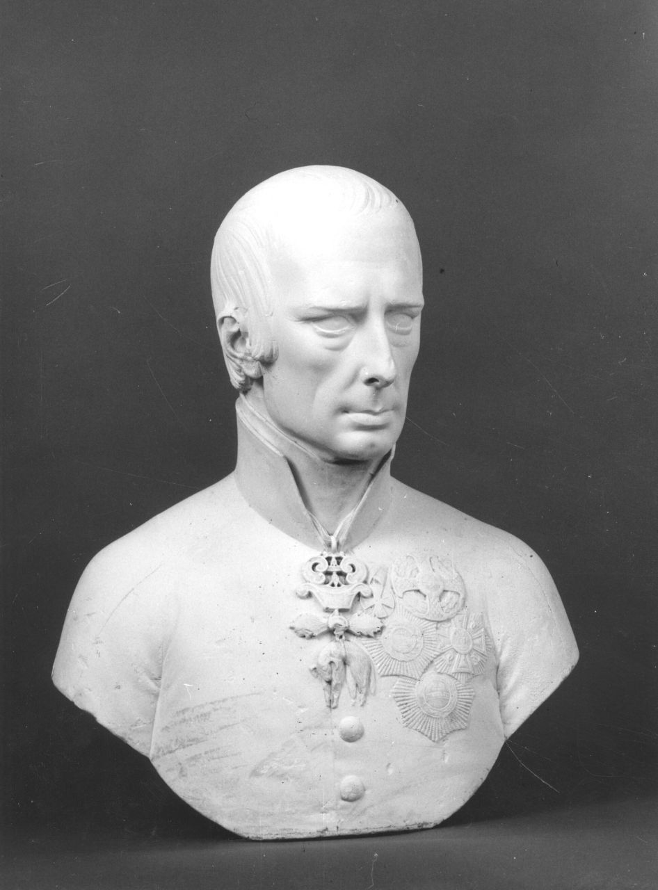 busto ritratto di Leopoldo II di Lorena (busto) di Bartolini Lorenzo (sec. XIX)