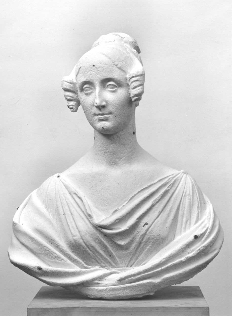 busto ritratto di donna (busto) di Bartolini Lorenzo (secondo quarto sec. XIX)