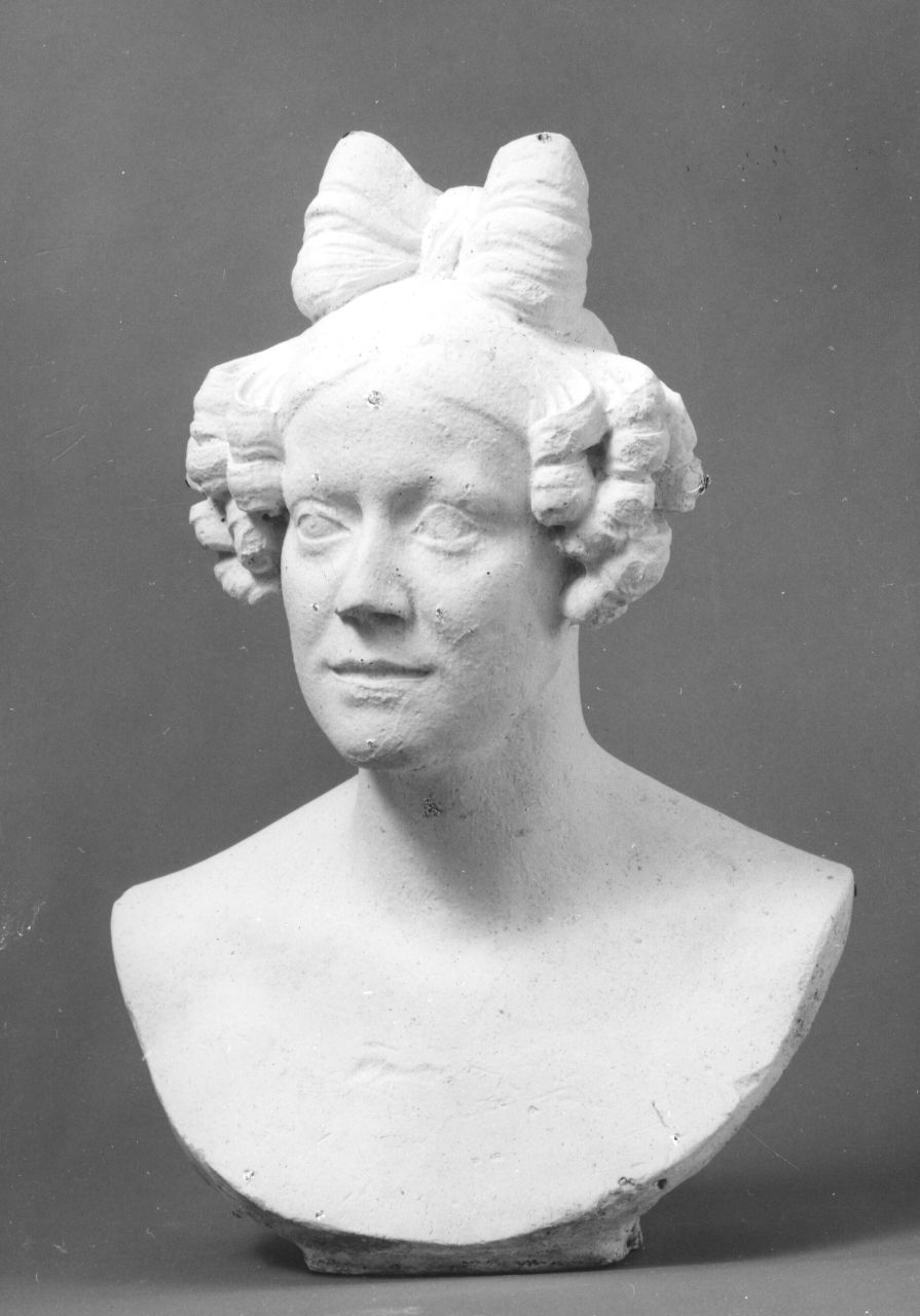 busto ritratto femminile all'eroica (busto) di Bartolini Lorenzo (prima metà sec. XIX)