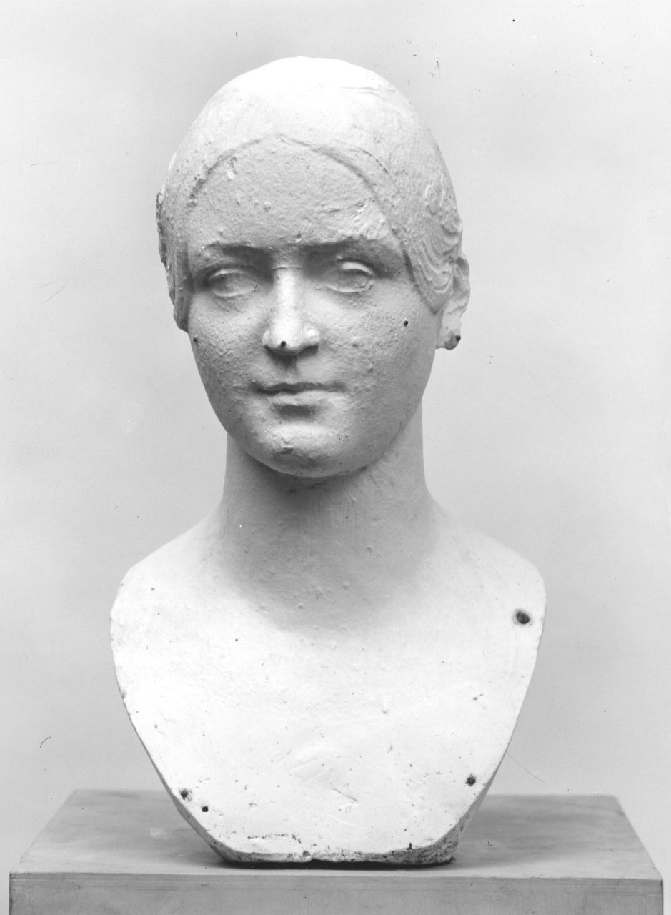 busto ritratto all'eroica di Matilde Bonaparte Demidov (busto) di Bartolini Lorenzo (sec. XIX)