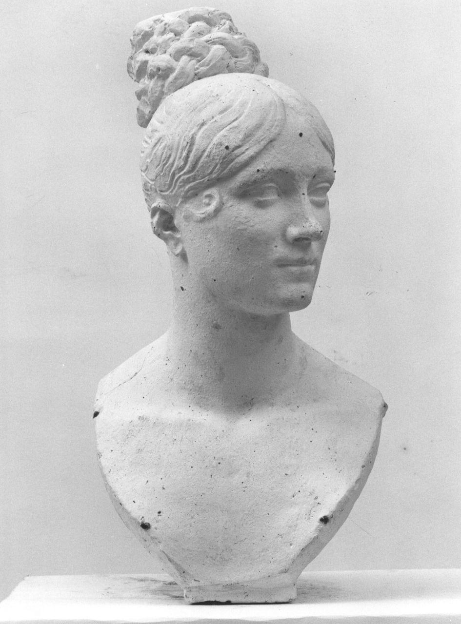 busto ritratto femminile all'eroica (busto) di Bartolini Lorenzo (sec. XIX)