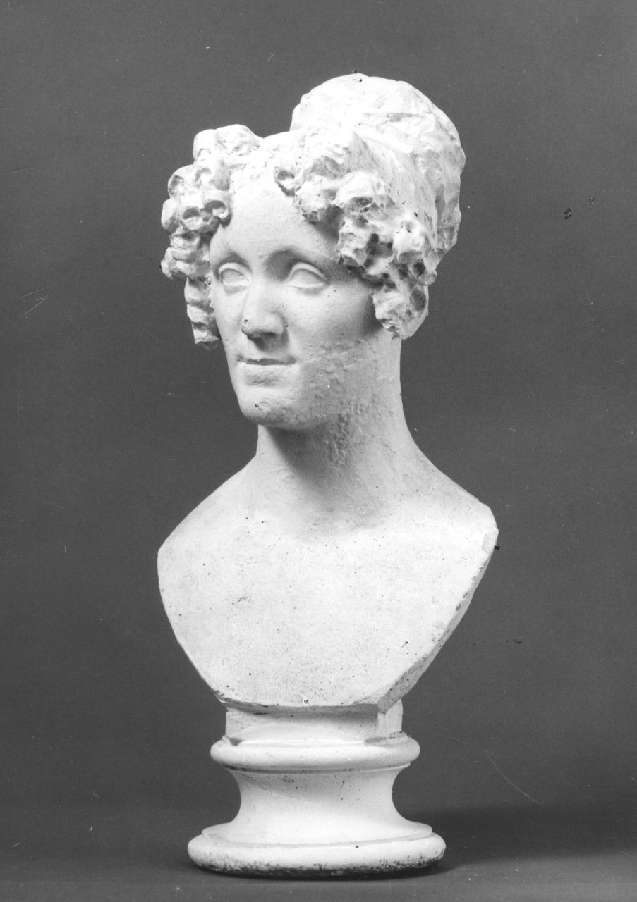 busto ritratto di Lady Sidney Owenson Morgan (busto) di Bartolini Lorenzo (secondo quarto sec. XIX)