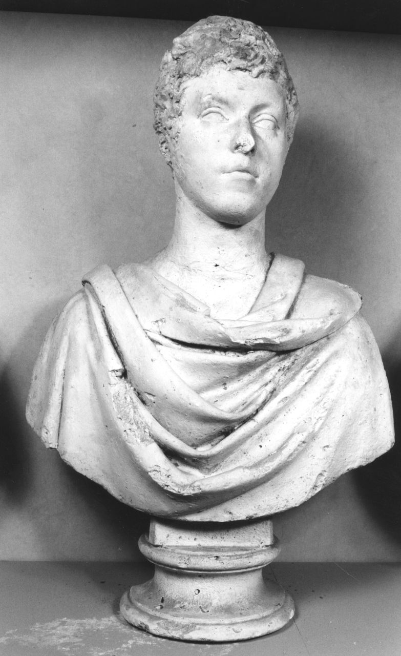 busto ritratto d'uomo panneggiato (busto) di Bartolini Lorenzo (prima metà sec. XIX)