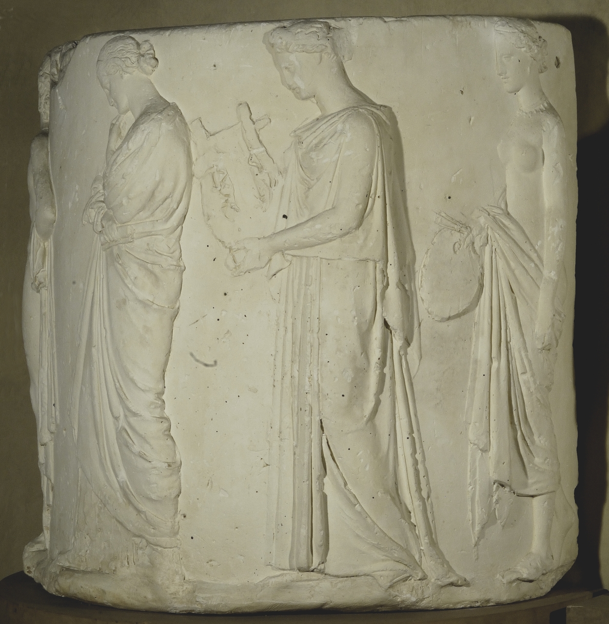 figure femminili e maschili dolenti (rilievo) di Bartolini Lorenzo (sec. XIX)