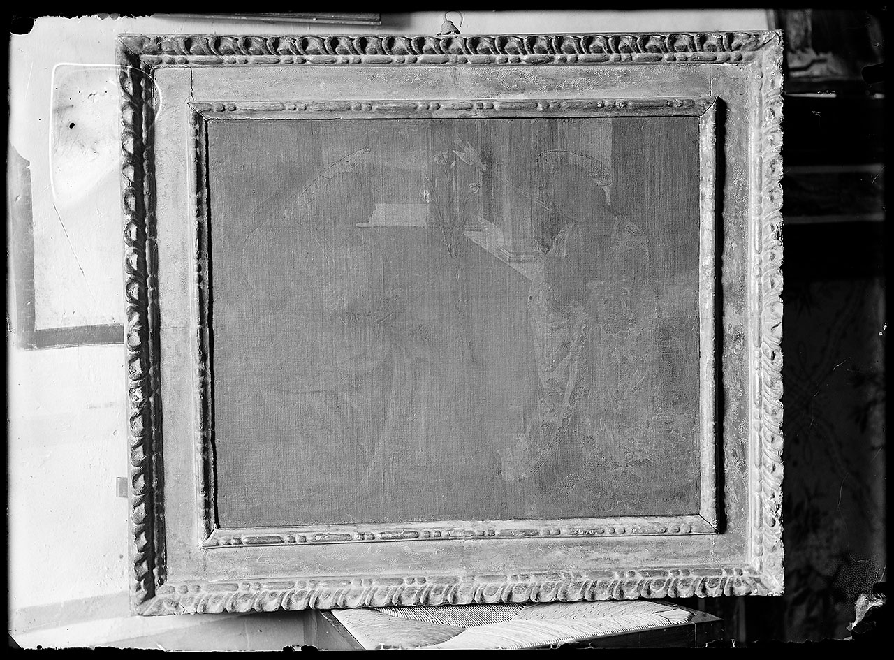 L0703 (negativo) di studio di vetrate artistiche Moretti-Caselli (fine/ inizio XX/ XXI)