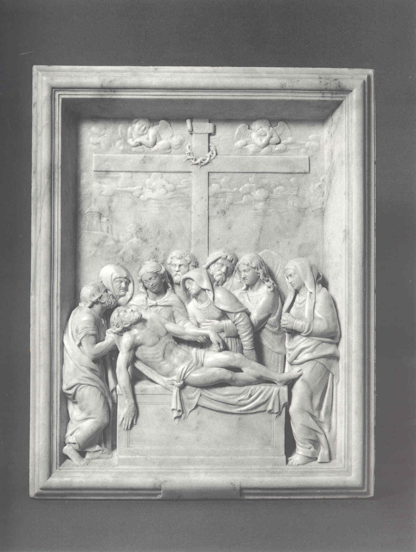 Deposizione nel sepolcro, Cristo deposto nel sepolcro (scultura, opera isolata) - ambito emiliano (primo quarto XVI sec)