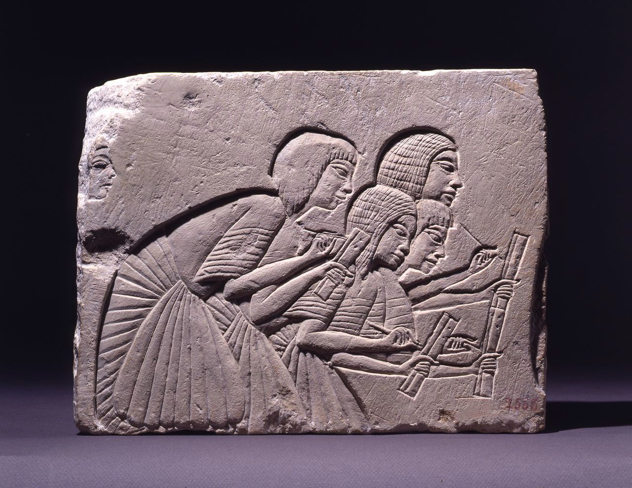 rilievo, Rilievo degli scribi (XVIII dinastia Nuovo Regno)