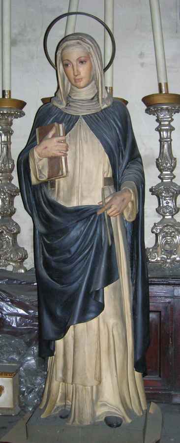 Santa Caterina da Siena (statua) di Landi Lando (metà sec. XX)