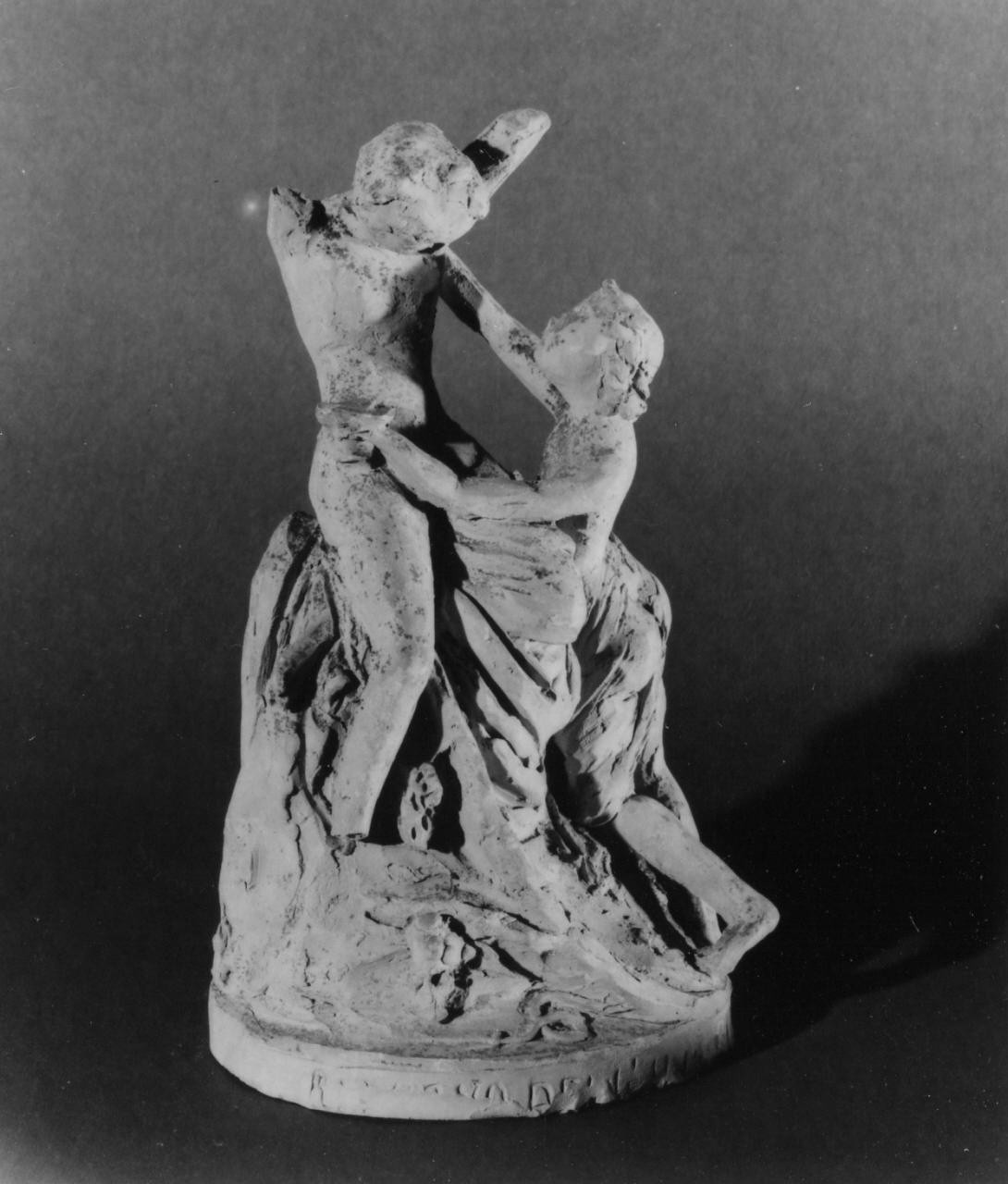 Ritorno dell'uva. Ditirambo, figure maschili (scultura) di Fedi Pio (sec. XIX)