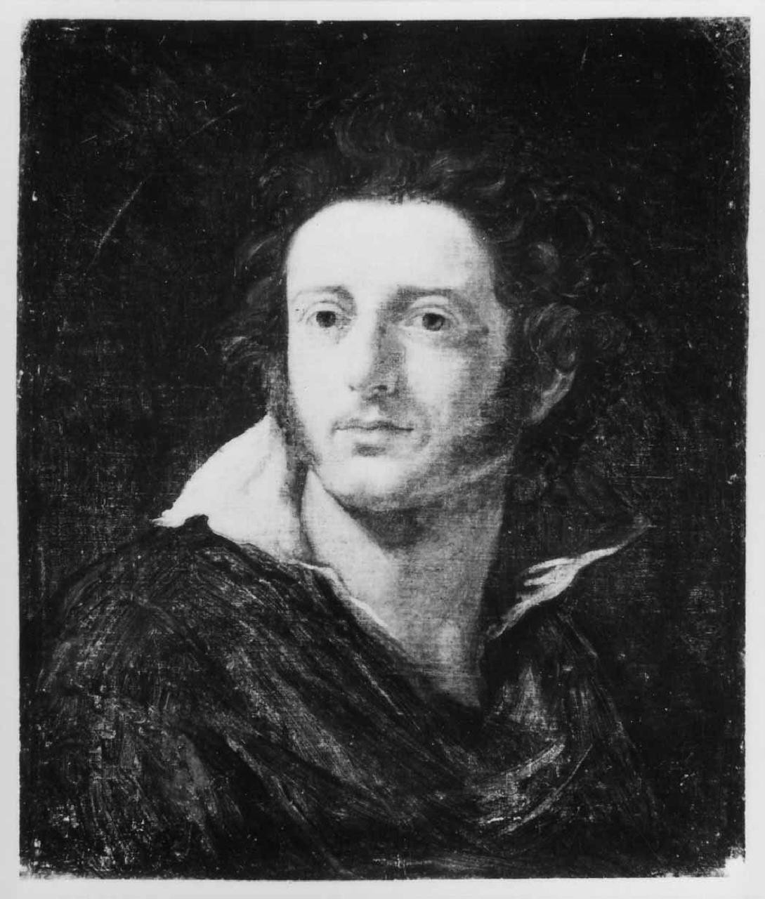 ritratto d'uomo (dipinto) - ambito lombardo (primo quarto sec. XIX)