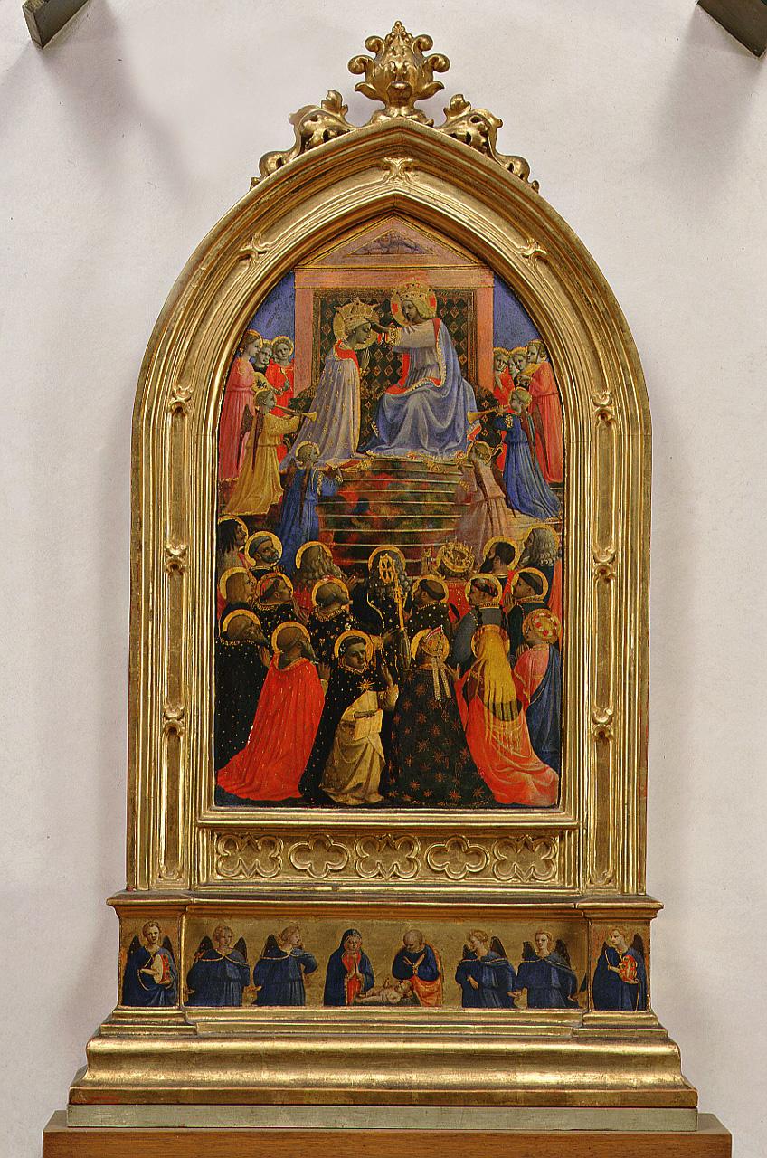 incoronazione di Maria (dipinto) di Giovanni da Fiesole detto Beato Angelico (e aiuti) (secondo quarto sec. XV)