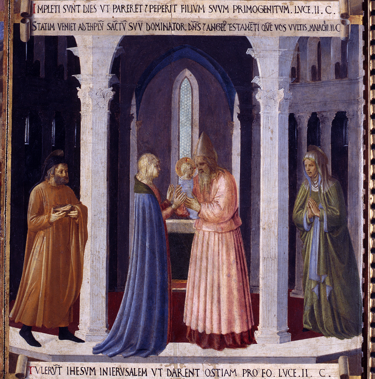 presentazione di Gesù al tempio (dipinto) di Giovanni da Fiesole detto Beato Angelico (e aiuti) (sec. XV)