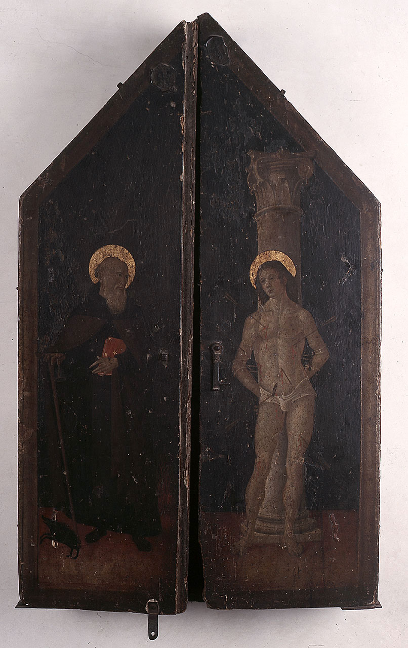 San Sebastiano (dipinto) di Aquili Antonio detto Antoniazzo Romano (?) (sec. XV)