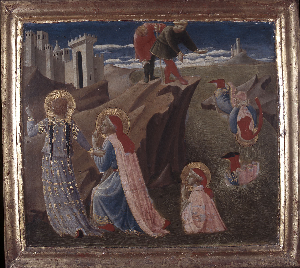 San Cosma e San Damiano salvati dall'annegamento (scomparto di predella) di Giovanni da Fiesole detto Beato Angelico (secondo quarto sec. XV)