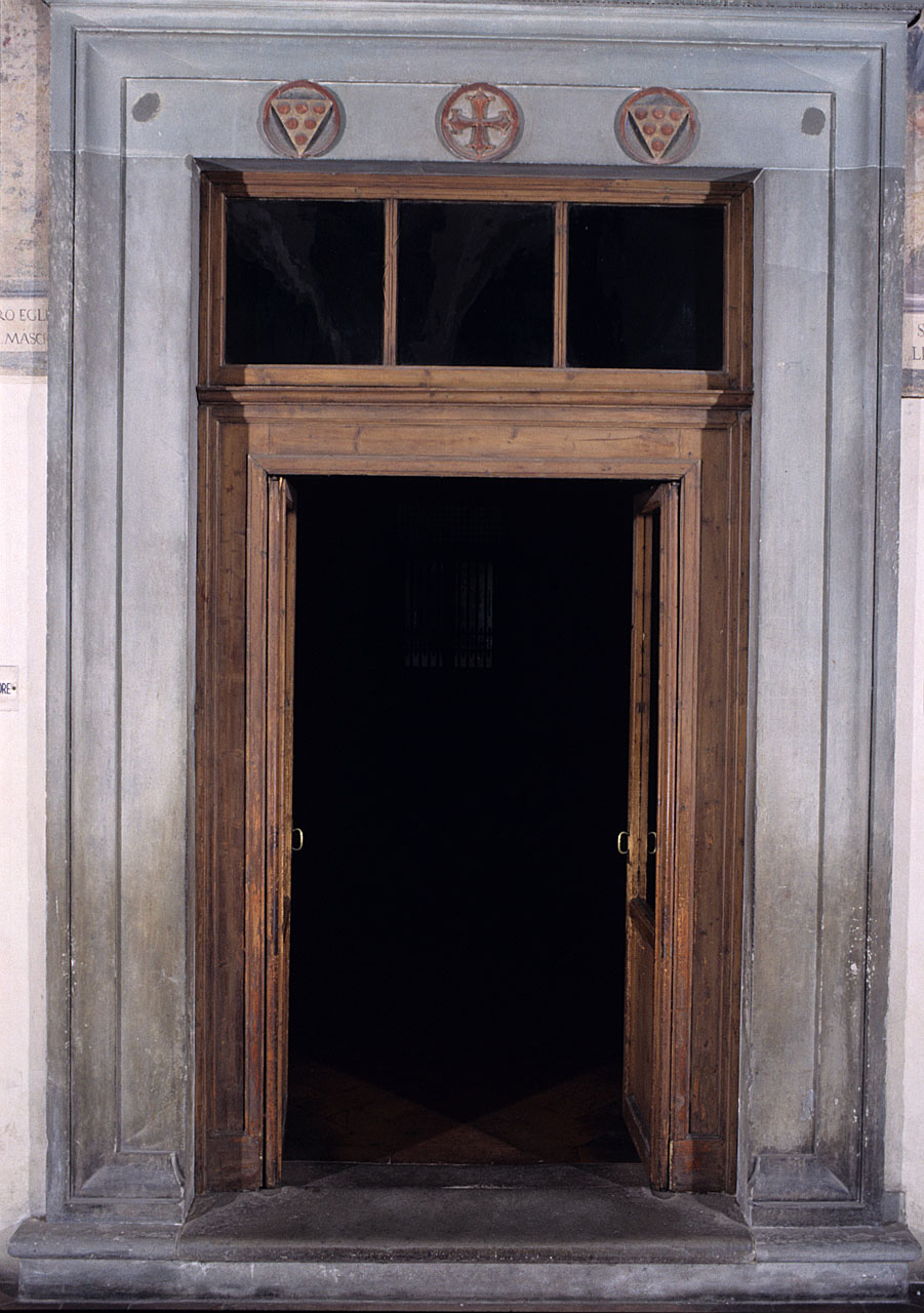 mostra di portale di Michelozzi Michelozzo (secondo quarto sec. XV)